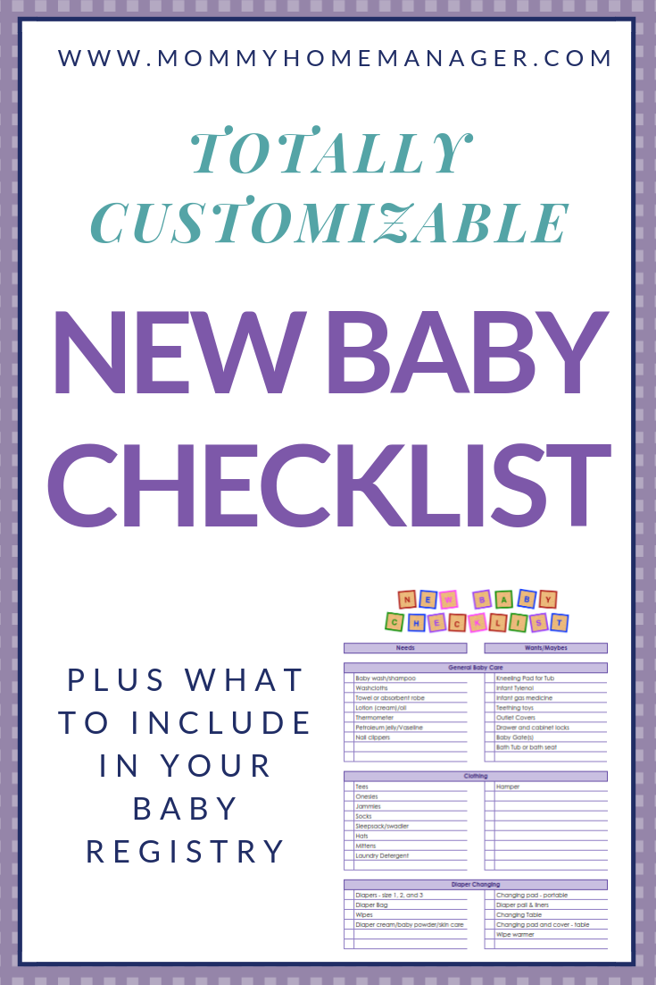 top things for baby registry